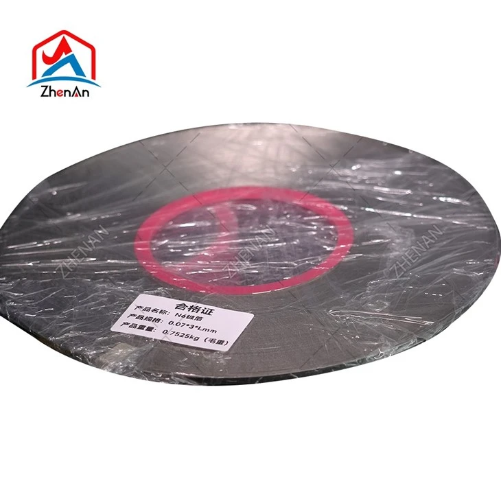 Nickel Foil Ni99.2 0,01 mm suppliers